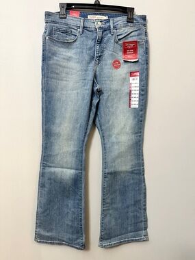 Signature by Levi Strauss Mid Rise Bootcut Jeans Size 10S W30 L30 Blue NWT